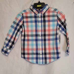 NWT Boys Button Down Shirt Size 4-5
